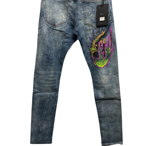 Men’s Embellished jeans size 32 - Picture 2 of 4